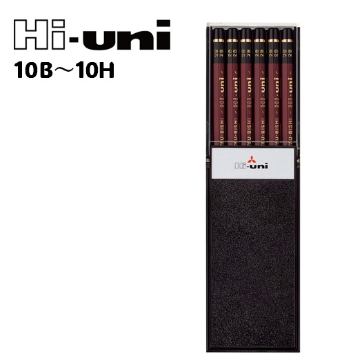 楽天市場】三菱鉛筆 ハイユニ Hi-uni 鉛筆 1本 単品 バラ売り
