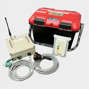 【友定建機】無線電話遠隔操作取り合わせ TRS-1  （外信用販売一揃いの道具）