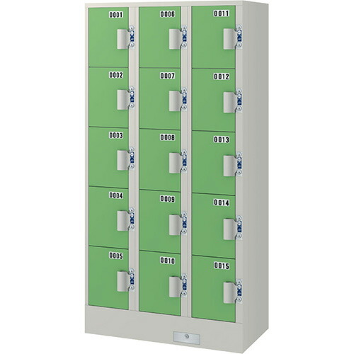【最大1000円OFFクーポン配布中】【国内金庫トップクラスのシェア】 【設置見積必須】EIKO エーコー コインロッカーK K-3515 3列5段15人用【メーカー直送】 おしゃれ