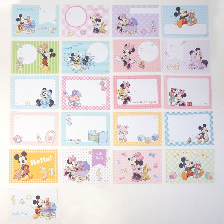 楽天市場 Web限定品 アルバム ディズニー デザインポケットカード Hello Baby ハローベビー It Dpcd L 03 Disneyzone 205 フエルショップ