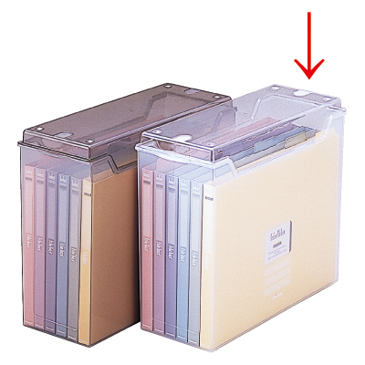 楽天市場 ナカバヤシ インデックスファイルボックス フボi F2c クリア 収納ボックス 収納用品 激安 フエルショップ