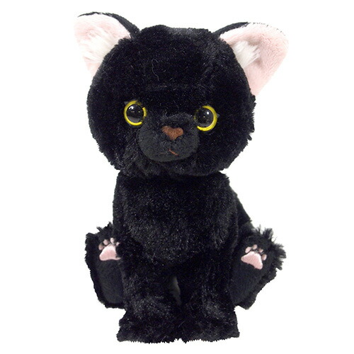 楽天市場】【即納】ぬいぐるみ 猫 キトン 黒猫 ブラック Kitten