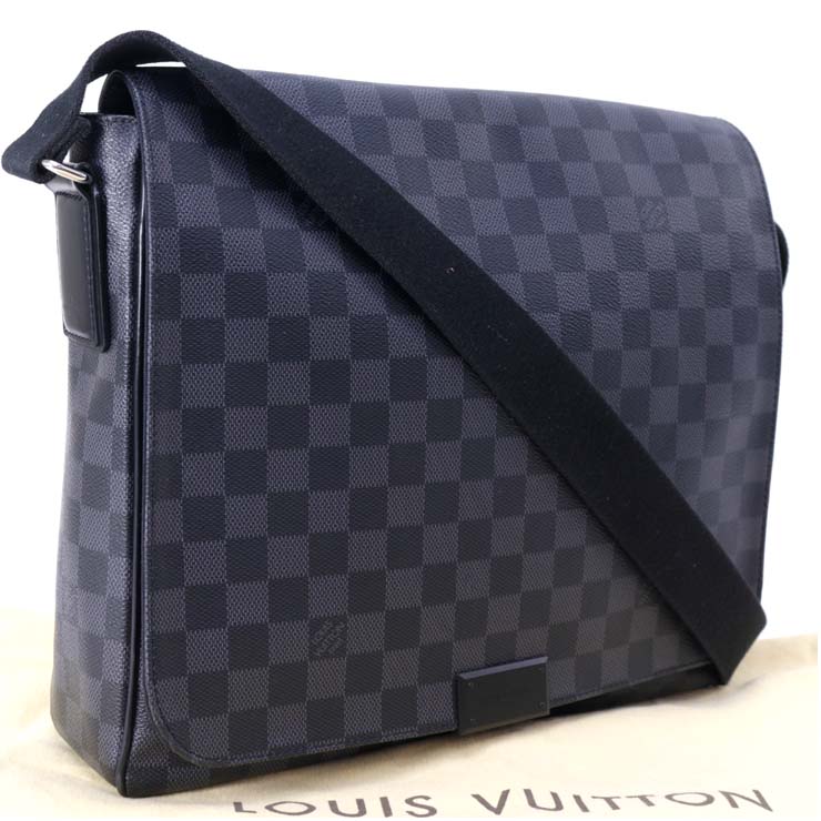 楽天市場 中古 ルイヴィトン ショルダーバッグ メンズ ディストリクトmm ダミエグラフィット キャンバス グレー N Louis Vuitton 送料無料 ブランドリサイクルストアスマイル