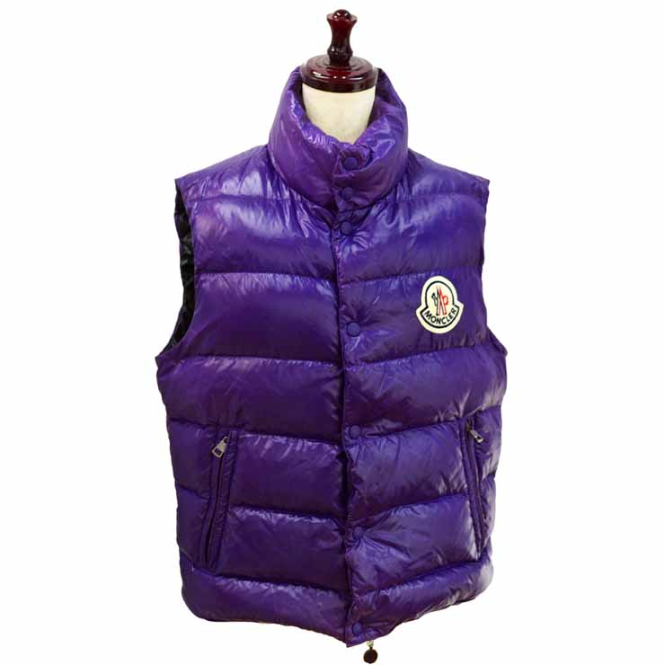 moncler purple vest