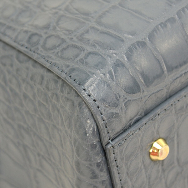 楽天市場 中古 キャットインザクローゼット 2wayハンドバッグ 型押し ライトブルー Cat In The Closet 送料無料 美品 ブランドリサイクルストアスマイル