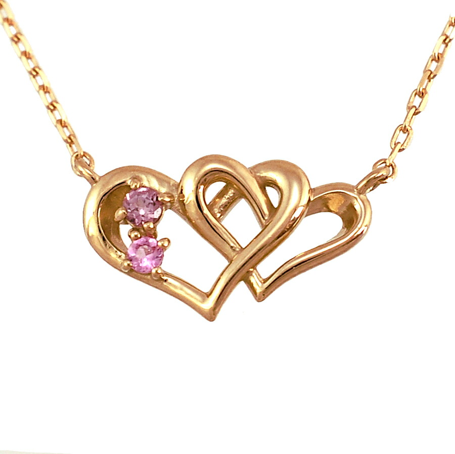 国産品 ペンダント K18ピンクゴールド ピンクトルマリン ロードライトガーネット ハートモチーフ レディースジュエリー ブランドリサイクルストアスマイル 高級感 Qchfoundation Ca