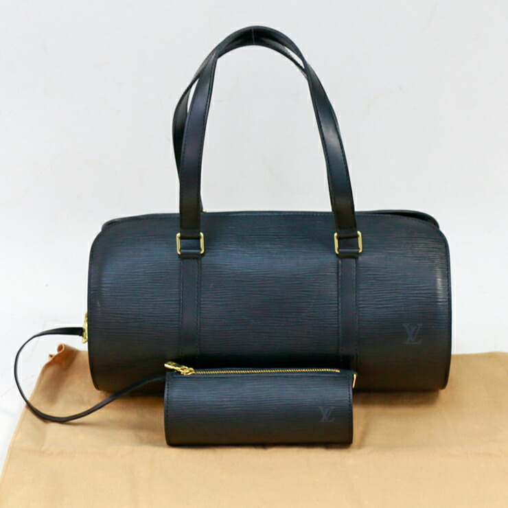 Details About Louis Vuitton Used Handbag Suflo M52222 Epi Noir J3kgid An Ems