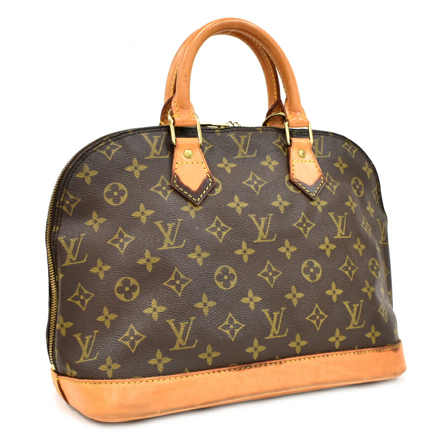 驚きの価格 モノグラム M アルマ ハンドバッグ 中古 ルイヴィトン ブラウン Vuitton 送料無料 Louis D 2 Www Aesroofing Co Uk