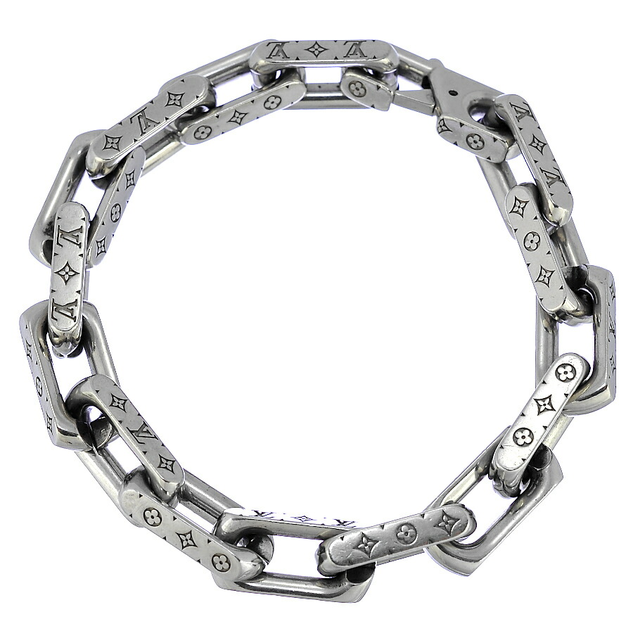 Shop Louis Vuitton 2022 SS Monogram chain bracelet (M00308, M00309