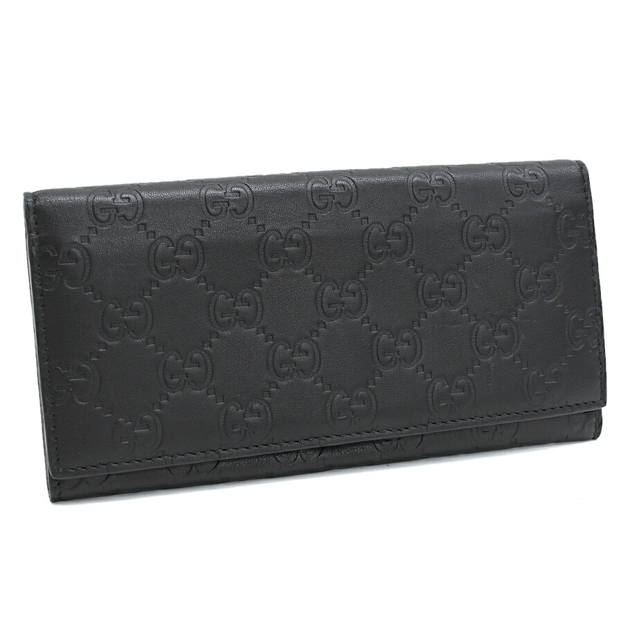 GUCCIグッチブラックレザー二つ折り財布 imgrc0147312871.jpg