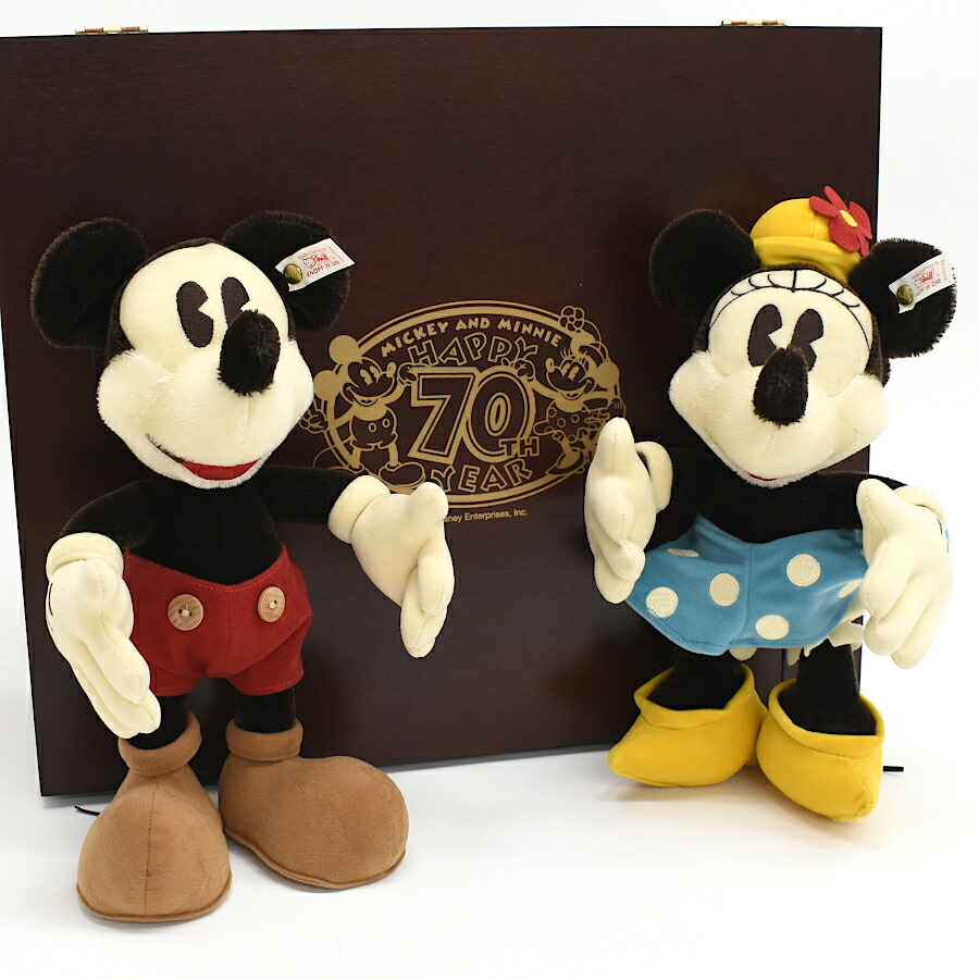 楽天市場】STEIFF シュタイフ MICKEY&MINNIE ミッキー ミニー
