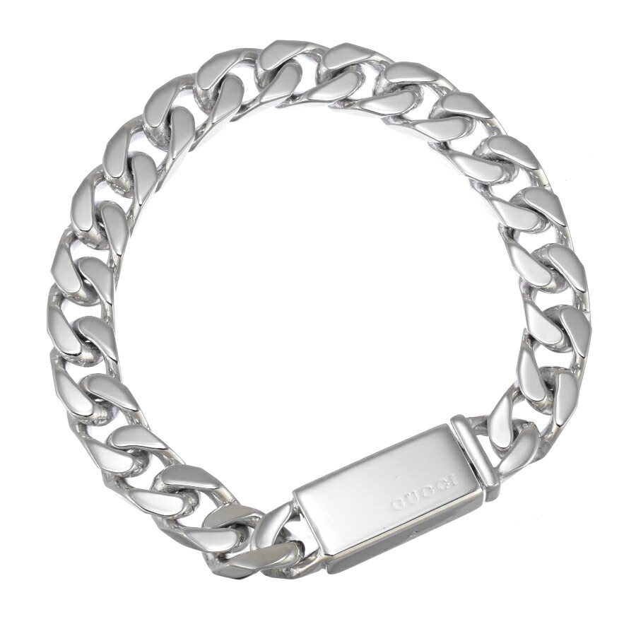 美品⭐️GUCCI ブレスレット IDプレート 喜平 シルバー925 19号 楽天市場】グッチ 喜平 ブレスレット シルバー ブレス SV925 メンズ