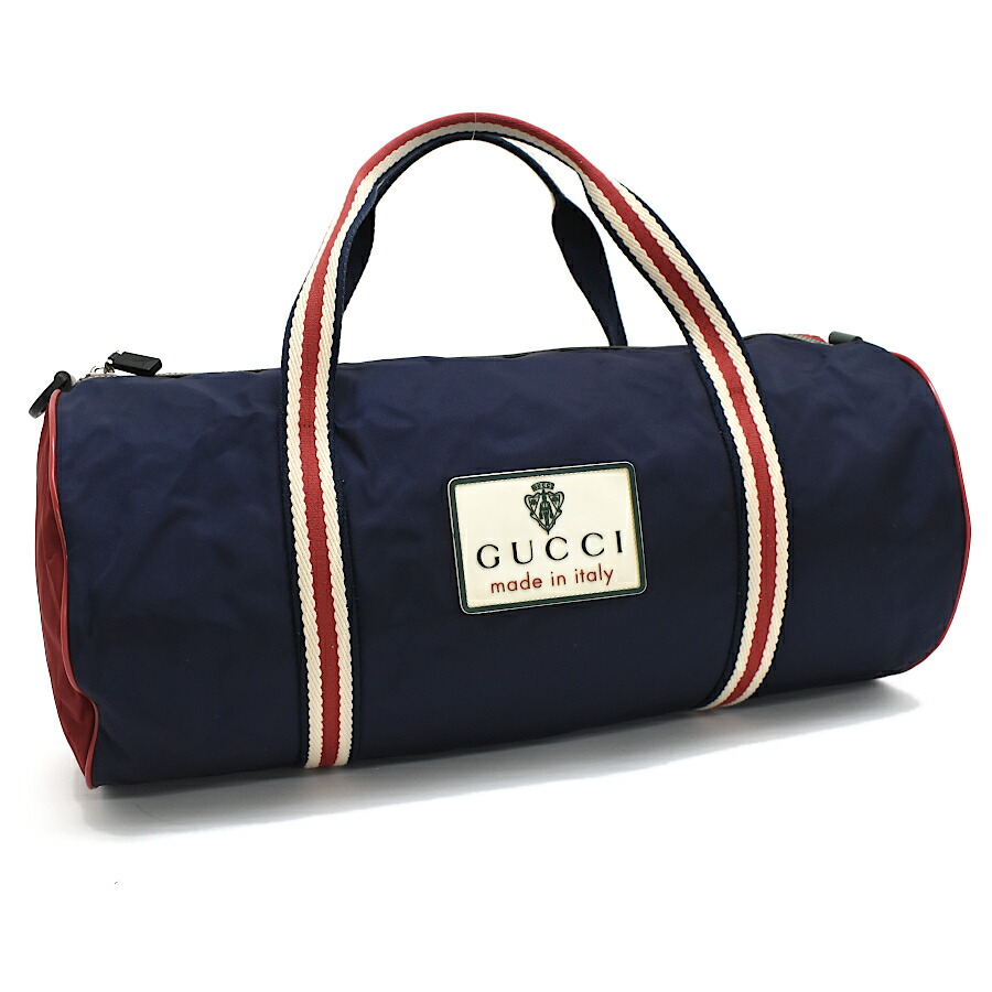 楽天市場】GUCCI グッチ2WAYボストンバッグウェブトリム ブルー