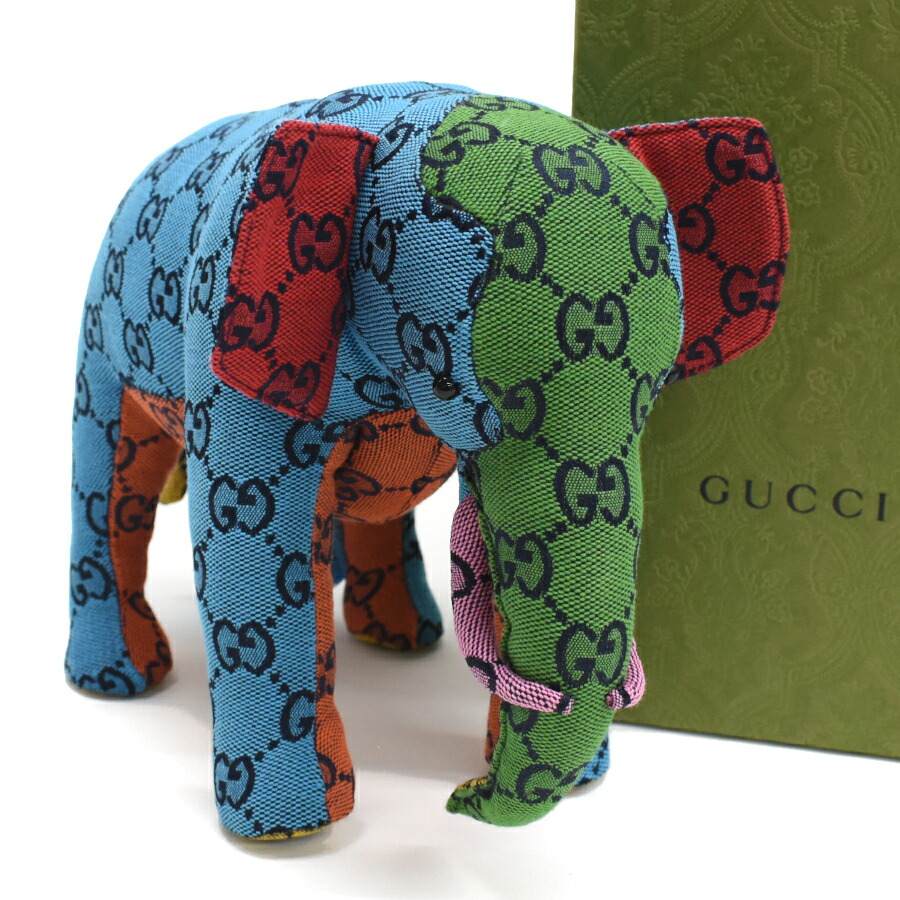 GUCCI グッチ　ベア　ぬいぐるみ　レッド　GG柄 楽天市場】【箱あり】GUCCI グッチ グッチベアー レッド系