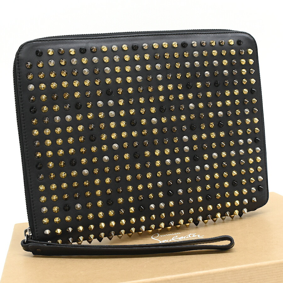 [433]未使用　＊クリスチャン　ルブタン＊　iPad mini　カバーバッグ 5000145884101651_1.jpg