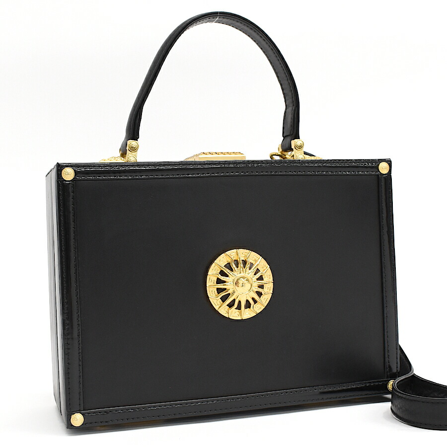 084 美品 GIANNI VERSACE ヴェルサーチェ サンバースト GIANNI VERSACE ジャンニ ヴェルサーチ ロゴ サンバースト