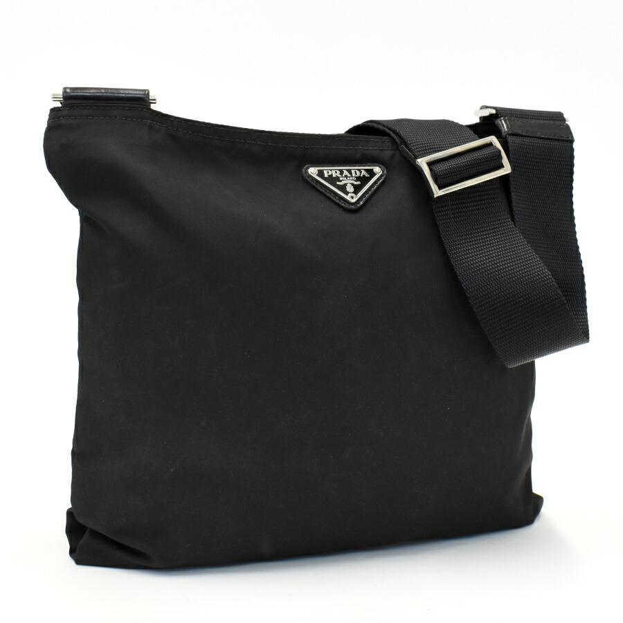楽天市場】プラダ PRADA ショルダーバッグ VA0950 黒 ナイロン 【中古