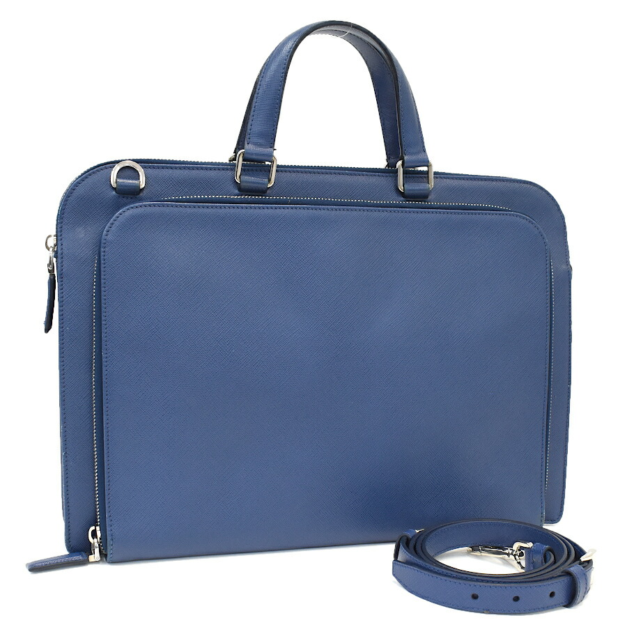 PRADA プラダ ビジネスバッグ ブリーフケース 2way 楽天市場】【中古】PRADA （プラダ） 2WAY ﾌﾞﾘｰﾌｹｰｽ バッグ