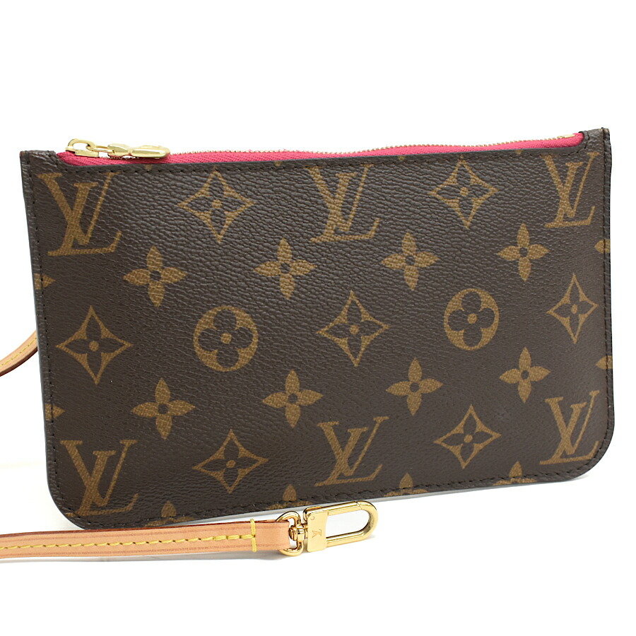 ✨未使用に近い！希少！✨ルイヴィトン ネヴァーフルMM 付属　ポーチ スクエア LOUIS VUITTON 【値下げ交渉可】ルイヴィトン ネヴァーフルMM IC