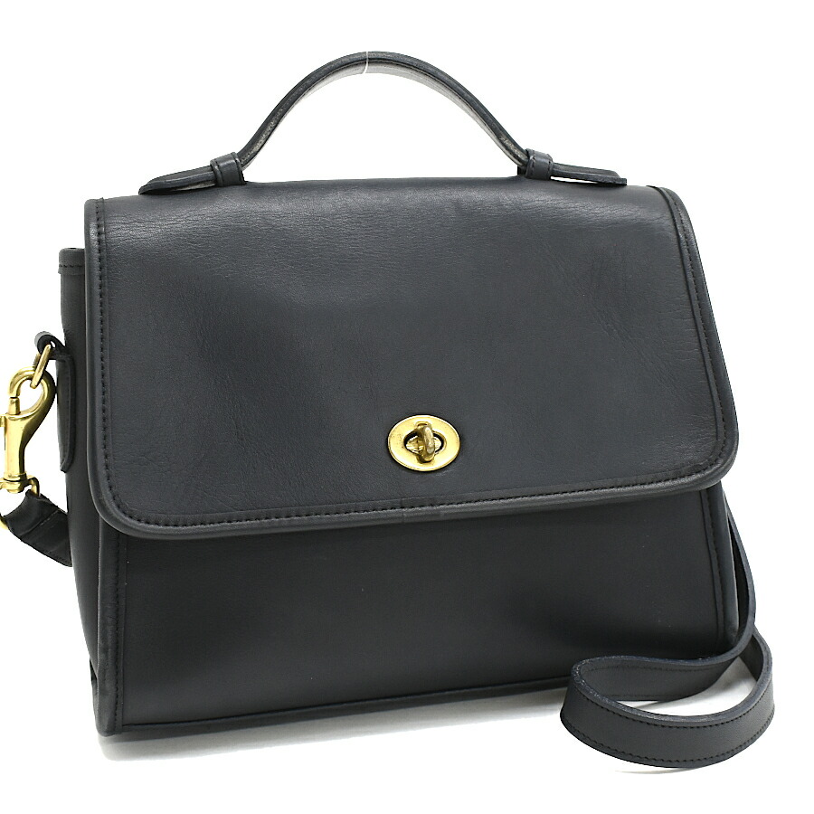 楽天市場】コーチ トートバッグ オールド レザー トート 革 ブラック