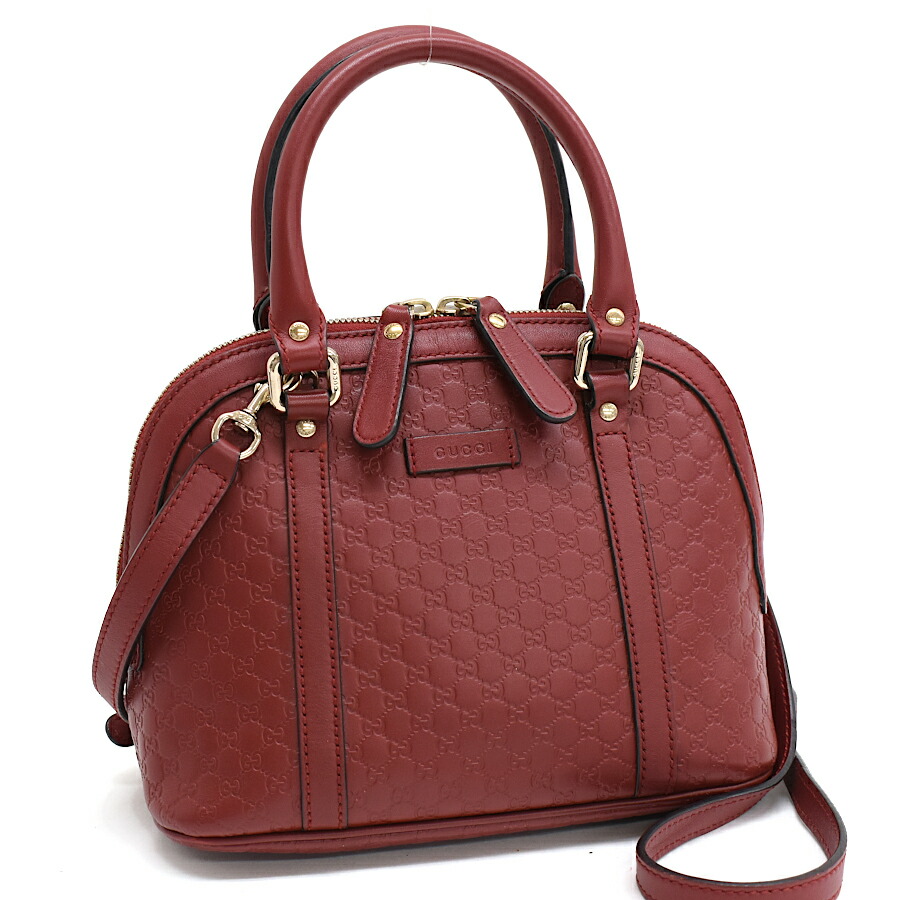 楽天市場】【中古】 グッチ GUCCI マイクログッチシマ 2WAYバッグ