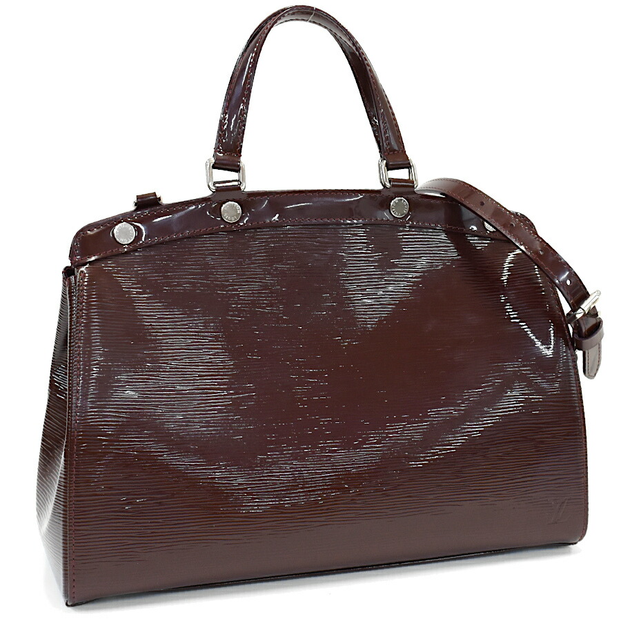 【中古】新品同様 ルイヴィトン ブレアMM 2way ハンドバッグ M40485 エピ エレクトリック レザー プルンニュ LOUIS VUITTON [美品][送料無料]