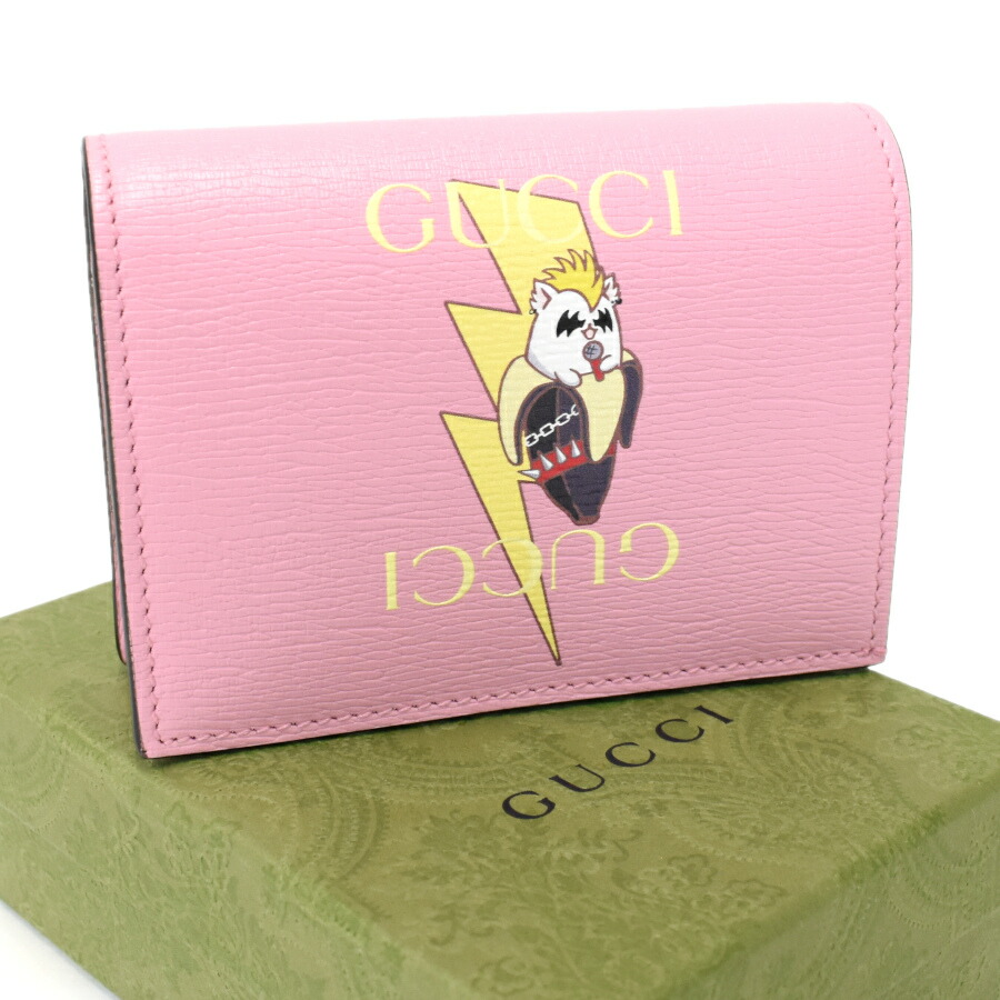 GUCCI 二つ折り財布 レインボー＆スター ばなにゃコラボ 未使用品 楽天市場】【中古】GUCCI レインボー＆スター ばなにゃ カード
