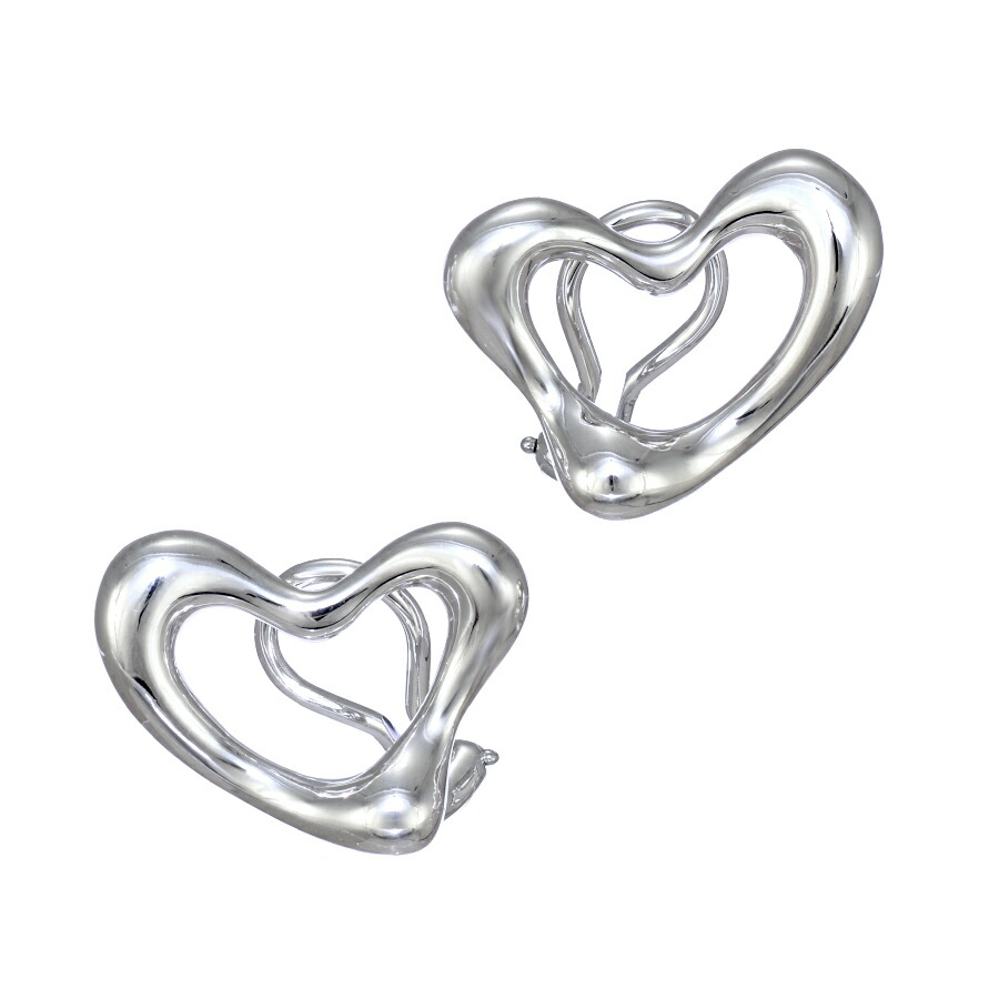 ティファニー　フルハート　ピアス　磨き　エルサペレッティ　sv925 エルサ・ペレッティ フルハート ピアス 中古 ｜ ティファニー | 腕時計