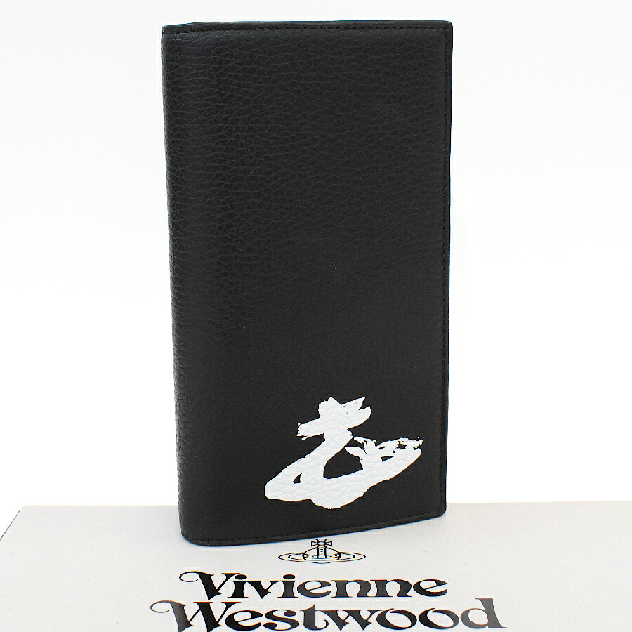 【中古】未当て嵌める品 ヴィヴィアンウエストウッド 長札入れ MELIH 51050050 黒いこと なめし革 Vivienne Westwood [貨物輸送無料] レディース財布-財布・ケース-バッグ・小物・ブランド雑貨