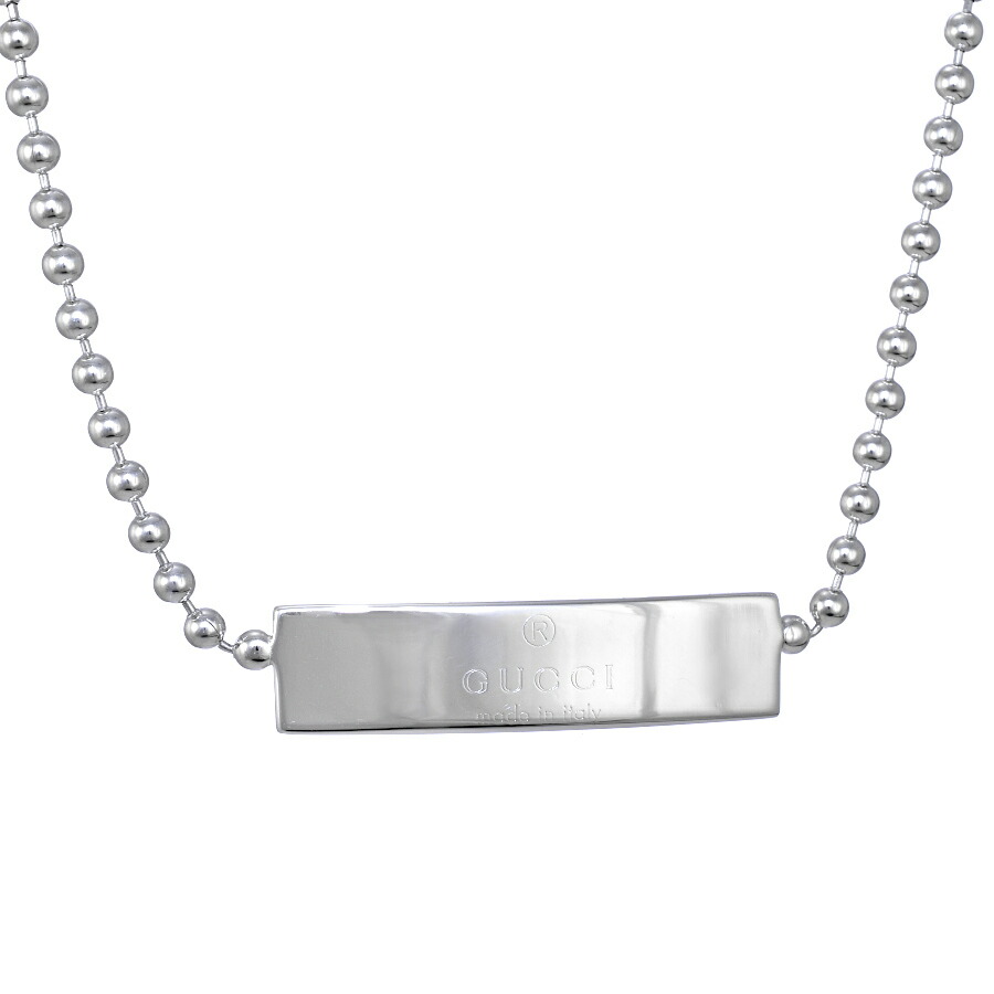 楽天市場】GUCCI グッチ ロゴプレート チョーカー ネックレス 32.5cm