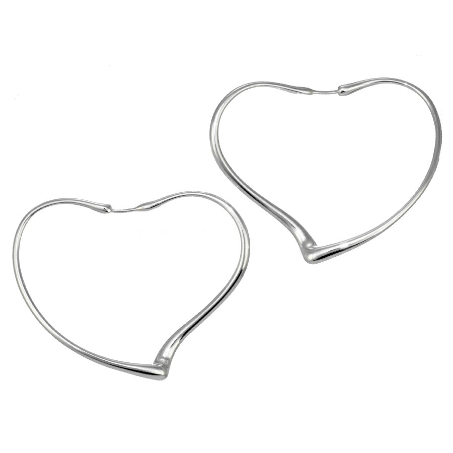 楽天市場】Tiffany&Co. ティファニーオープンハートフープピアス