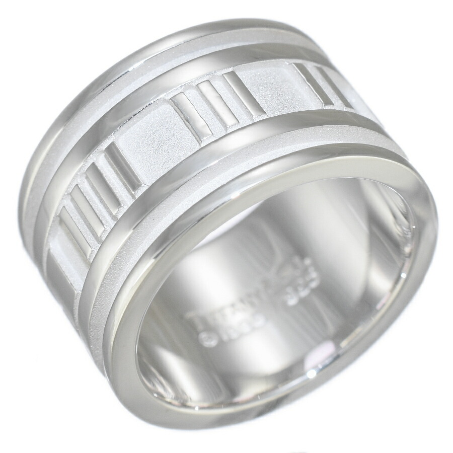 楽天市場】ティファニー アトラス ワイド リング・指輪 シルバー