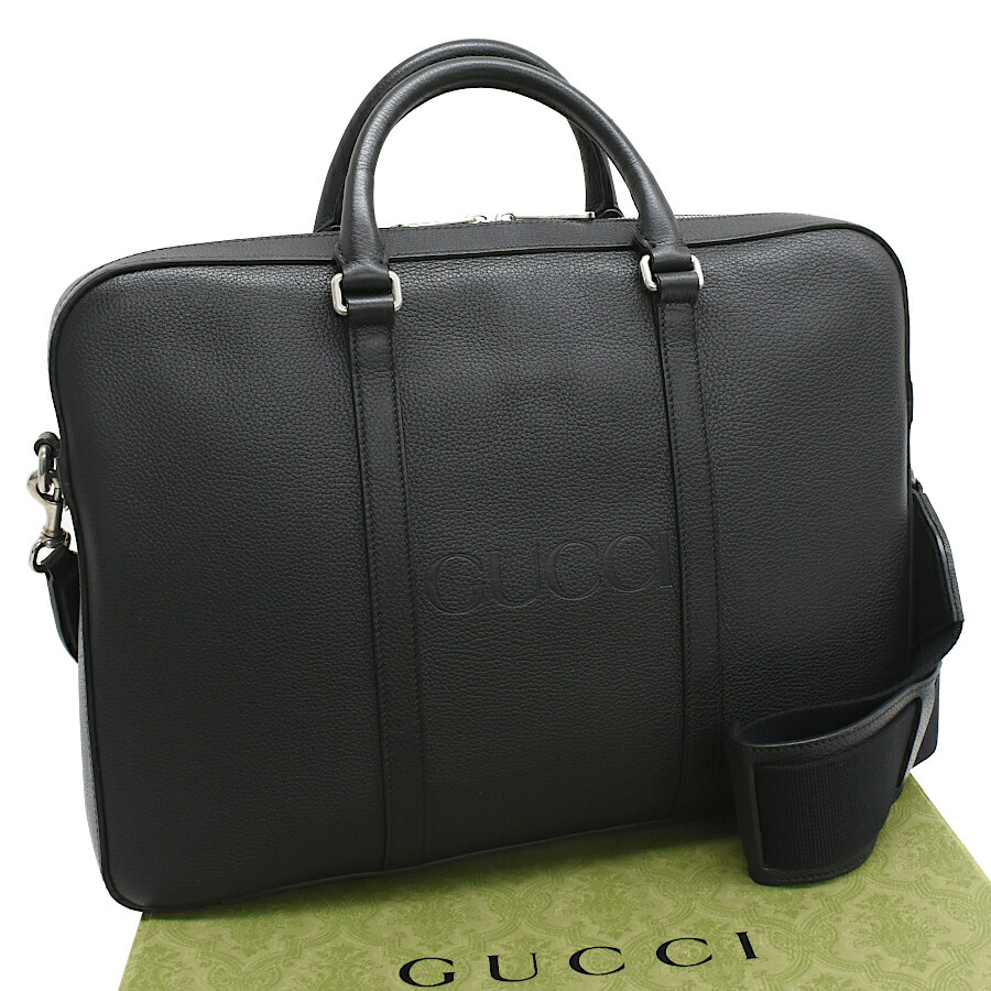 楽天市場】【中古】グッチ ビジネスバッグ 145845 GGシグネチャー