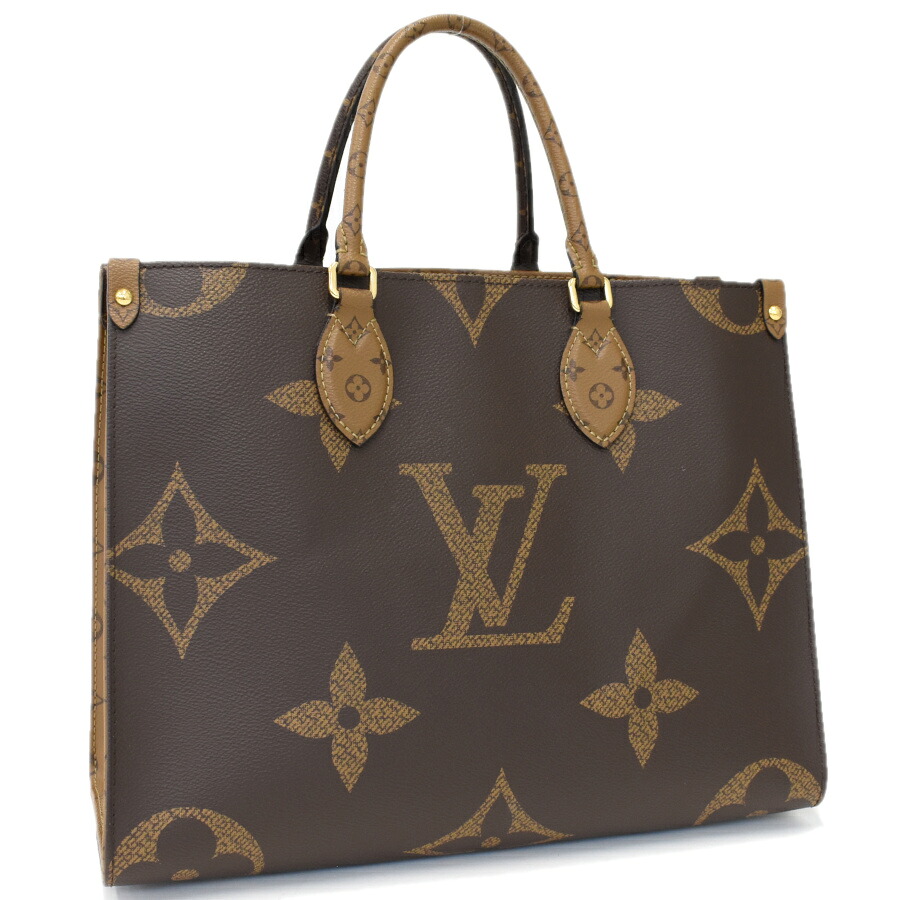 【中古】ルイヴィトン オンザゴーMM M45321 モノグラムジャイアント 逆さま 赤銅色 LOUIS VUITTON On the Go MM [貨物輸送無料]