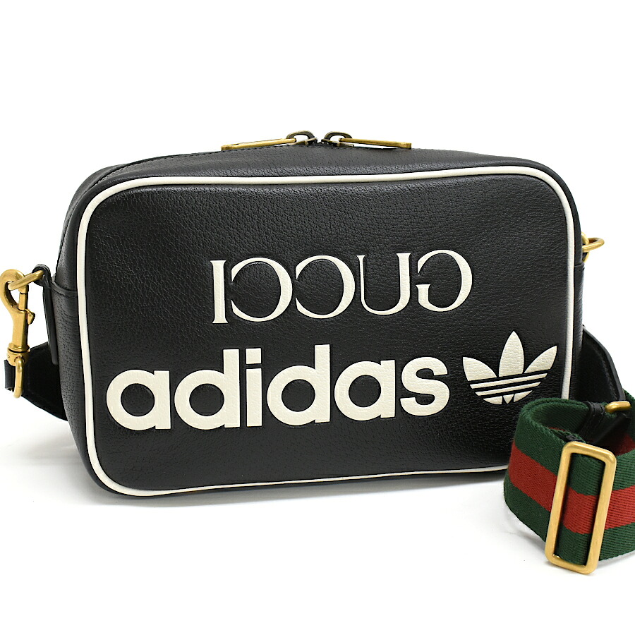 楽天市場】【中古】 グッチ GUCCI アディダスコラボ ボディバッグ