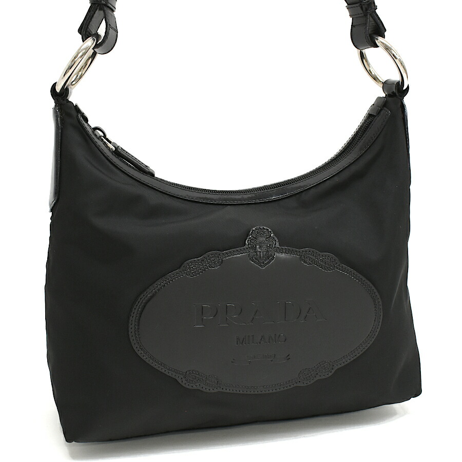 楽天市場】【中古】 PRADA （プラダ） ｴﾅﾒﾙ ｼｮﾙﾀﾞｰﾊﾞｯｸﾞ バッグ