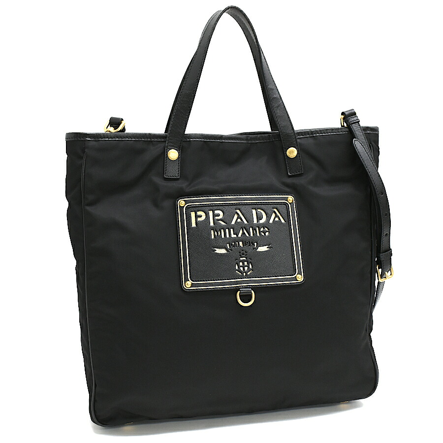 楽天市場】プラダ コミックパッチ トートバッグ 2VG019 ナイロン