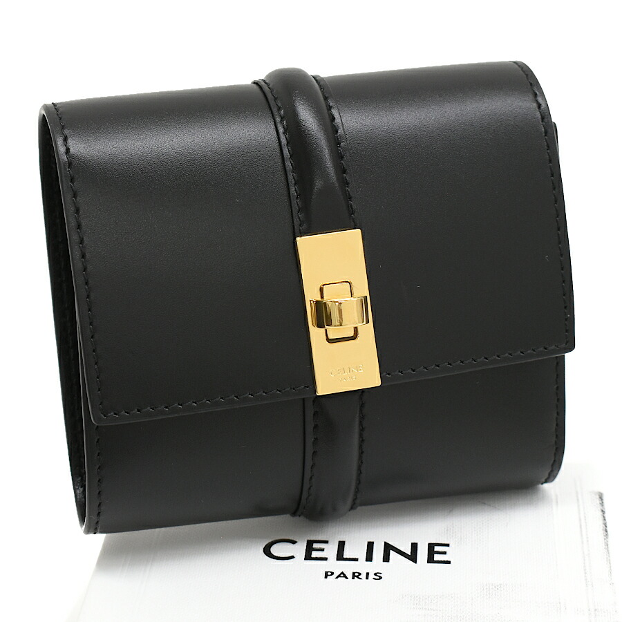ma　美品　セリーヌ CELINE セーズ 財布 折り財布 ブラック 楽天市場】セリーヌ （CELINE） スモールウォレット 16 セーズ