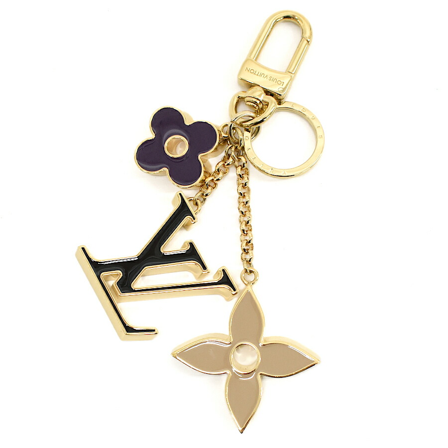 ルイヴィトン　フルールドゥモノグラム　キーホルダーM61012 美品 楽天市場】【中古】LOUIS VUITTON ルイヴィトン キーホルダー