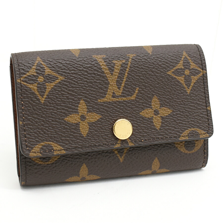 【中古】ルイヴィトン ミュルティクレ6 キーケース 6連 M62630 モノグラム キャンバス ブラウン LOUIS VUITTON Multicles 6 [美品][送料無料]｜ブランドリサイクルストアスマイル