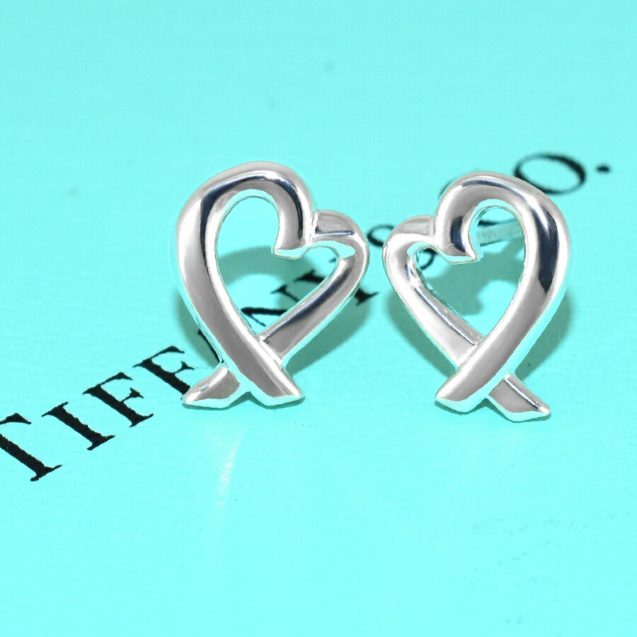 美品 Tiffany&Co. ティファニー パロマピカソ キス シルバー ピアス Tiffany パロマピカソ キス シルバーピアス Ag925 キャッチ片方
