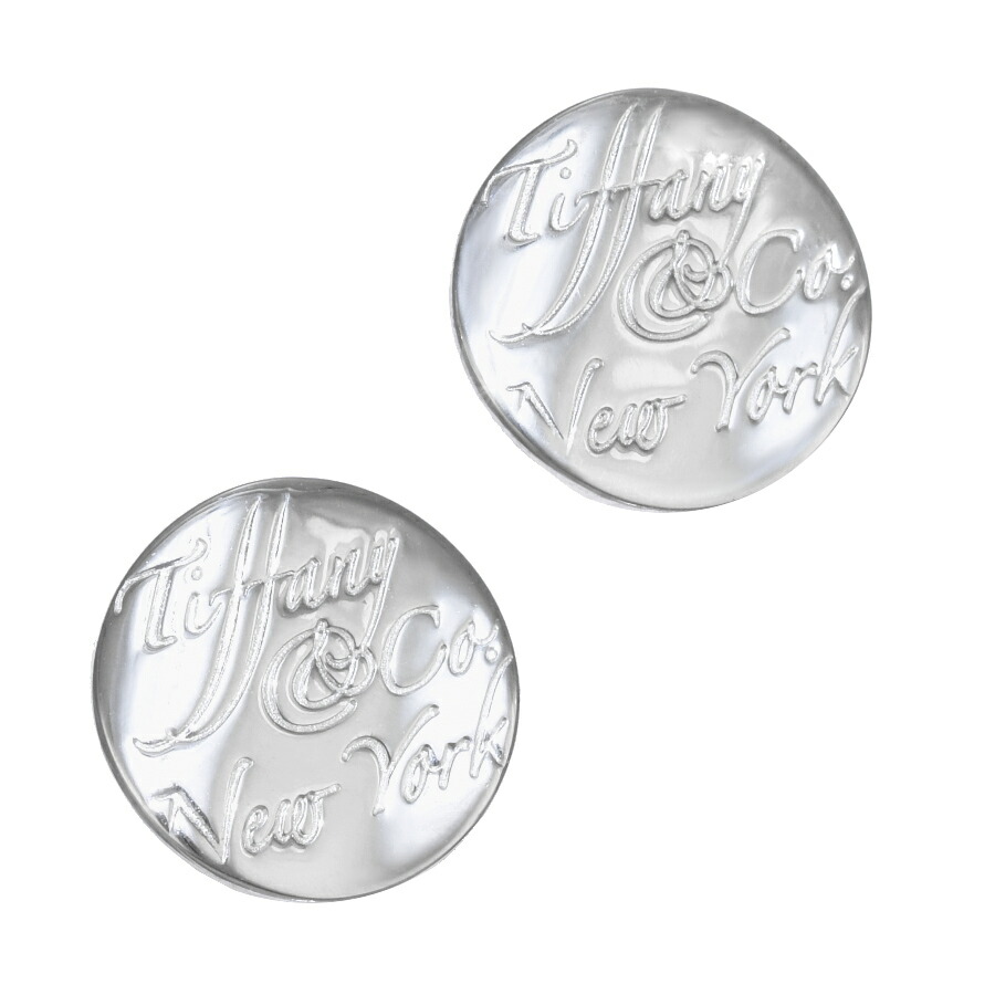 楽天市場】ティファニー Tiffany & Co. ピアス ノーツ ラウンド ロゴ