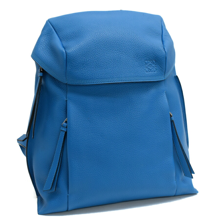 LOEWE ロエベ アナグラム レザー ロゴプレート リュックサック LOEWE ロエベアナグラム レザー デイバッグ リュックサック