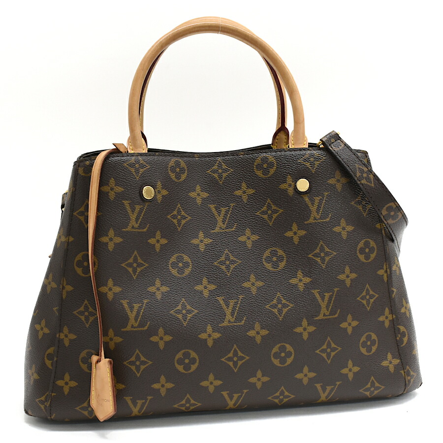 【中古】ルイヴィトン モンテーニュBB 2way ハンドバッグ M41055 モノグラム キャンバス ブラウン LOUIS VUITTON Montaigne BB[送料無料]
