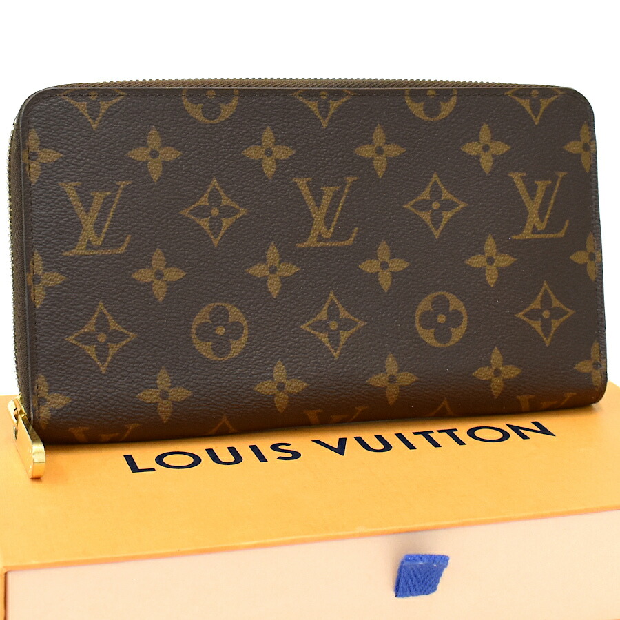 【中古】ルイヴィトン ジッピーオーガナイザー ジッピーウォレット マルチケース M60002 モノグラム ブラウン LOUIS VUITTON Zippy Organizer [送料無料]