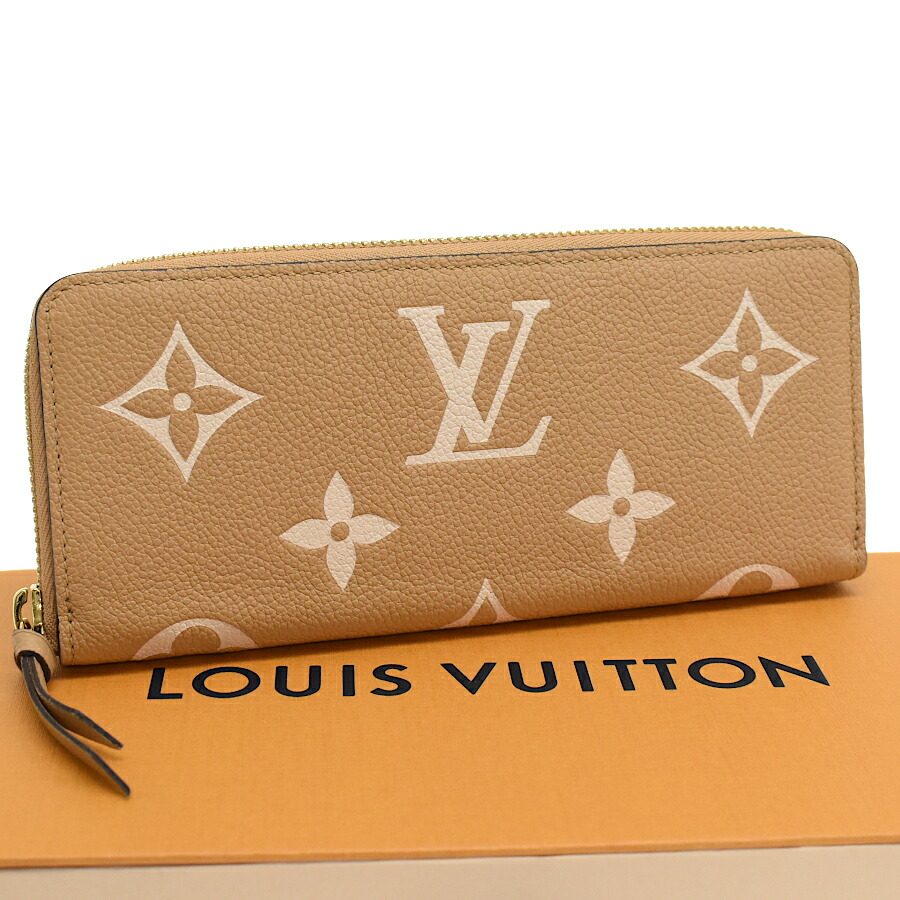 【未使用級品】ルイヴィトン　アンプラント　クレマンス　マリアーヌルージュ　長財布 美品✨】ルイヴィトン アンプラント クレマンス マリアーヌルージュ 長