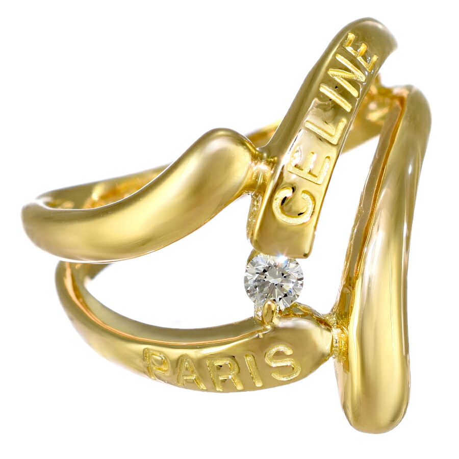 楽天市場】値下げ CELINE セリーヌ K18YG イエローゴールド マカダム