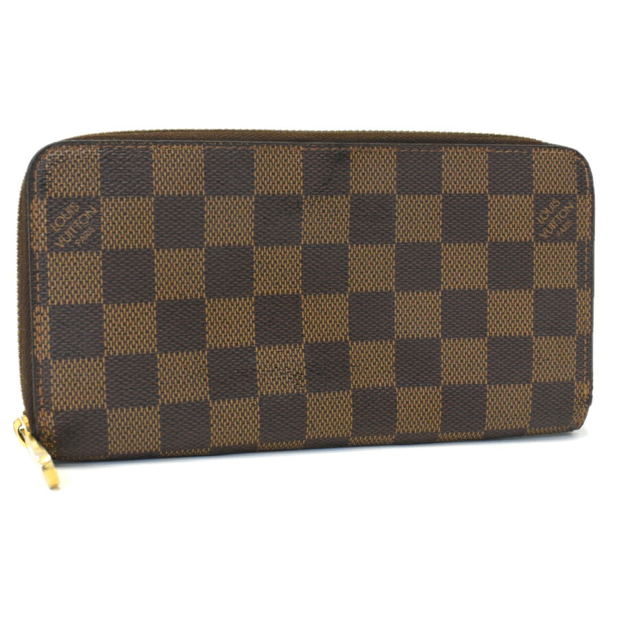 美品ルイヴィトン ダミエ エベヌ ジッピーウォレット N60015 箱付き 楽天市場】【中古】LOUIS VUITTON ルイヴィトン ダミエ ジッピー