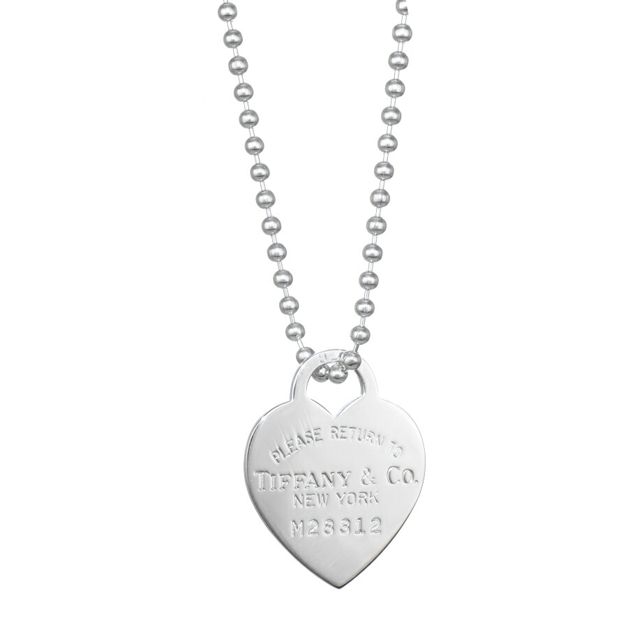 【中古】新品同様 ティファニー リターントゥ ハートタグ ペンダント ロング ネックレス スターリングシルバー 925 TIFFANY&CO. [美品][送料無料]
