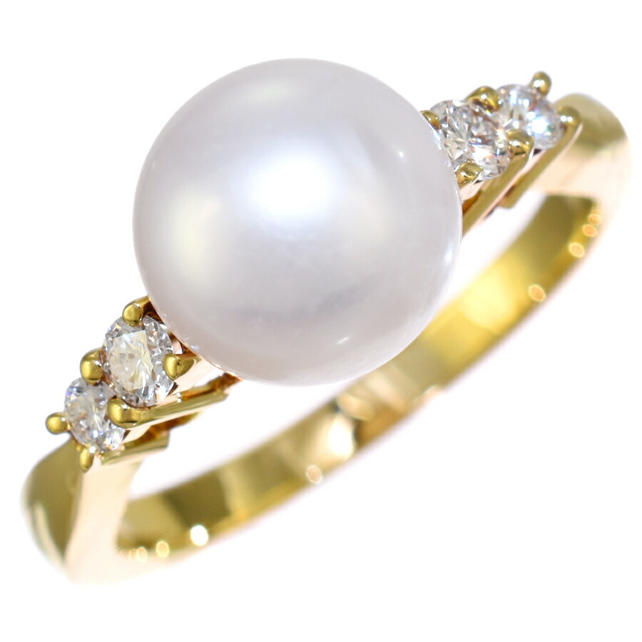 楽天市場】MIKIMOTO(ミキモト) リング 真珠 コンクパール/ダイヤモンド
